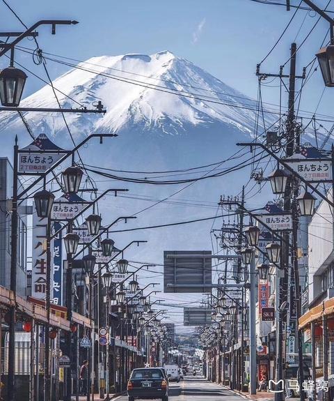 Fujiyoshida View of Fuji