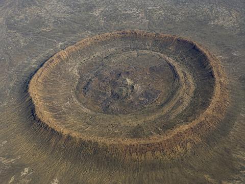 Tenoumer Crater