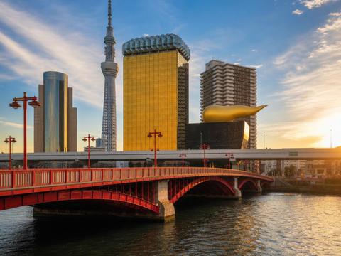 Shin-Ohashi Bridge (Sudden Shower)