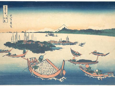 Tsukudajima in Edo
