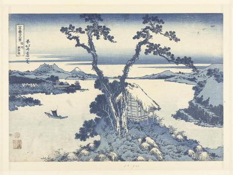 Lake Suwa in Shinano Province